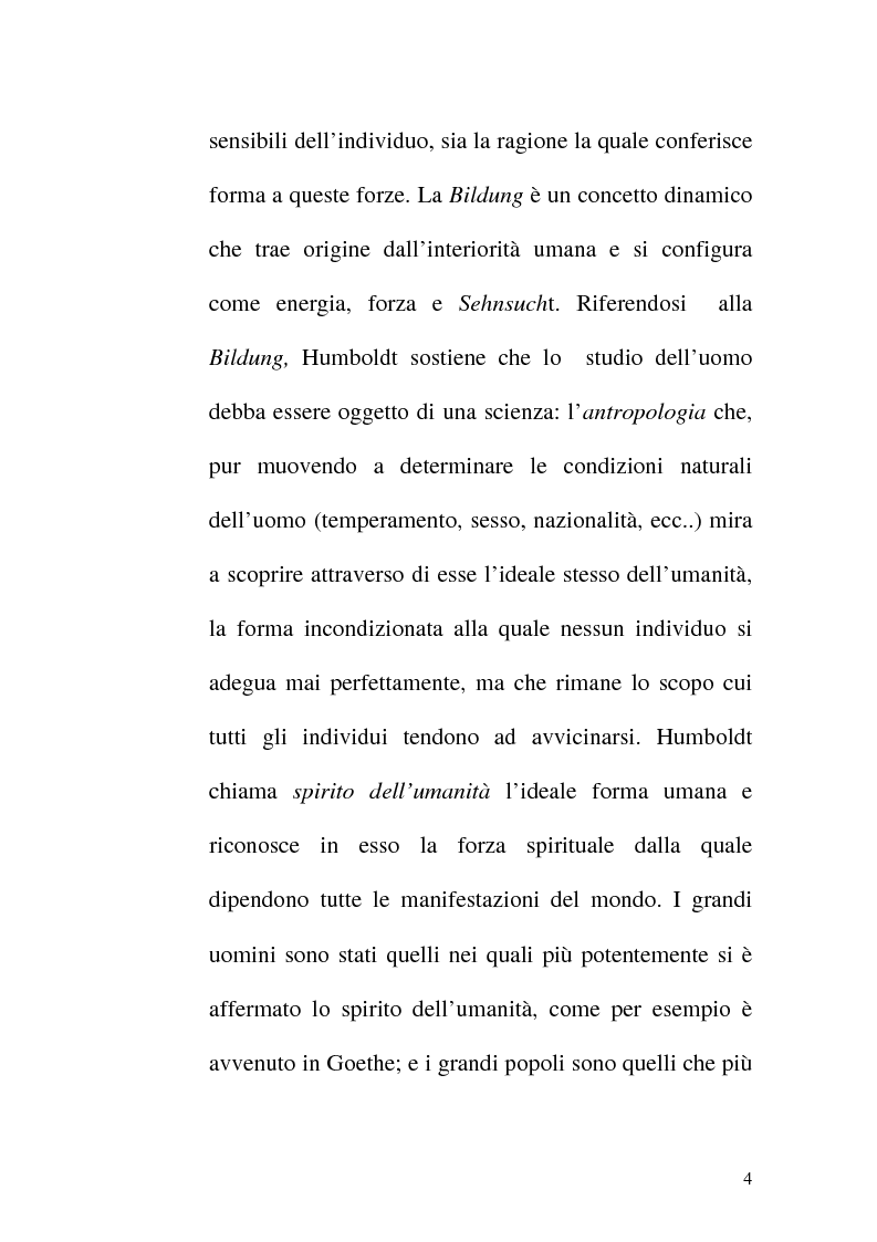 Anteprima della tesi: La costruzione dell'individualità nella filosofia politica di W. von Humboldt, Pagina 2