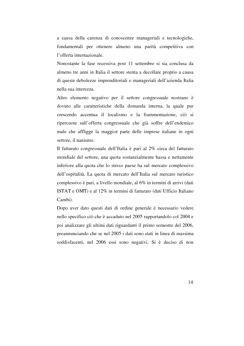 Anteprima della tesi: Il turismo congressuale in Campania, Pagina 11