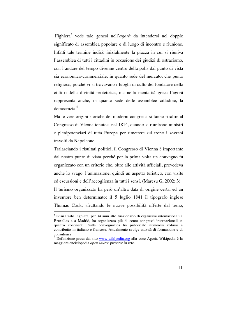 Anteprima della tesi: Il turismo congressuale in Campania, Pagina 8