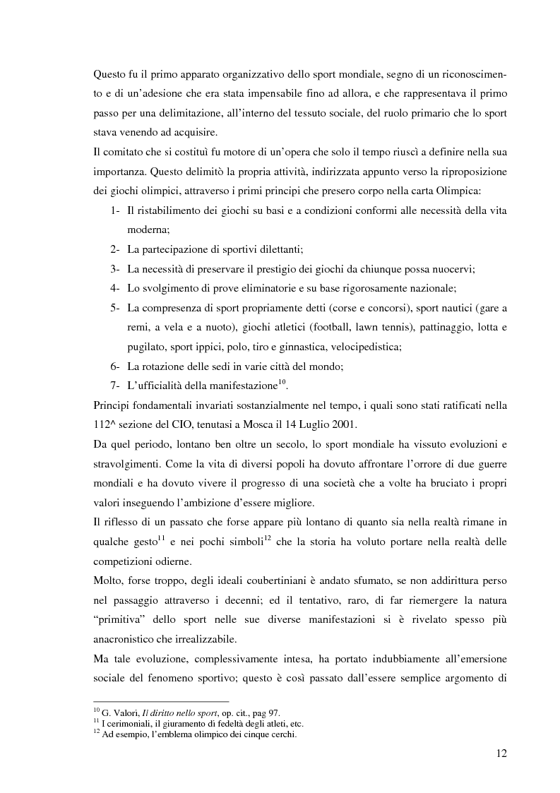 Anteprima della tesi: La responsabilità sportiva nell'ordinamento italiano e statunitense, Pagina 3