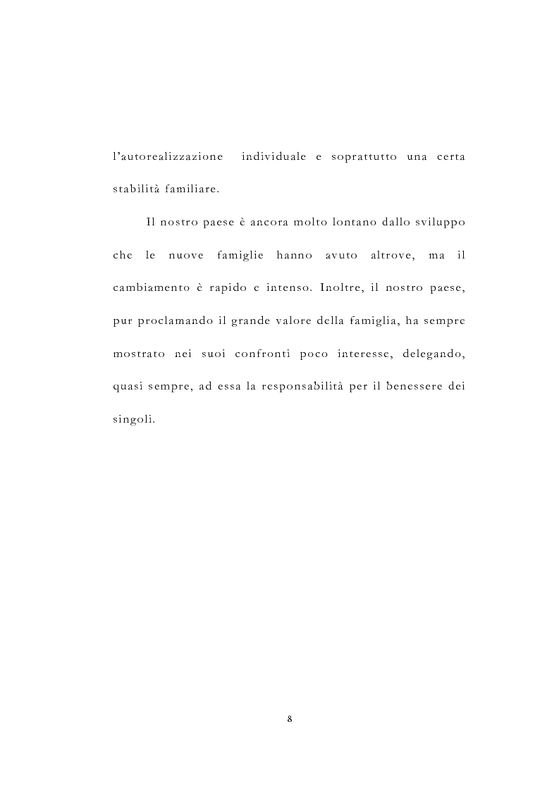 Anteprima della tesi: La famiglia: tipologie e forme, Pagina 4