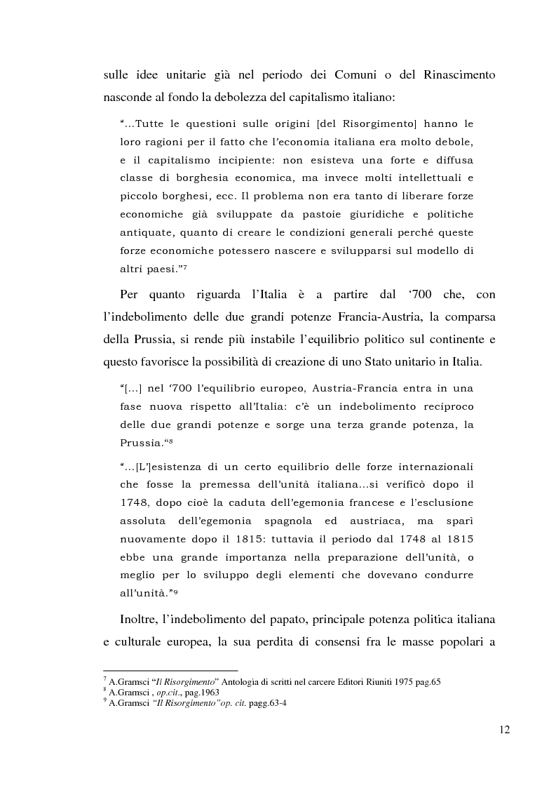 Anteprima della tesi: Rivoluzione passiva, blocco storico, egemonia, tre concetti gramsciani nei Quaderni del Carcere, Pagina 10