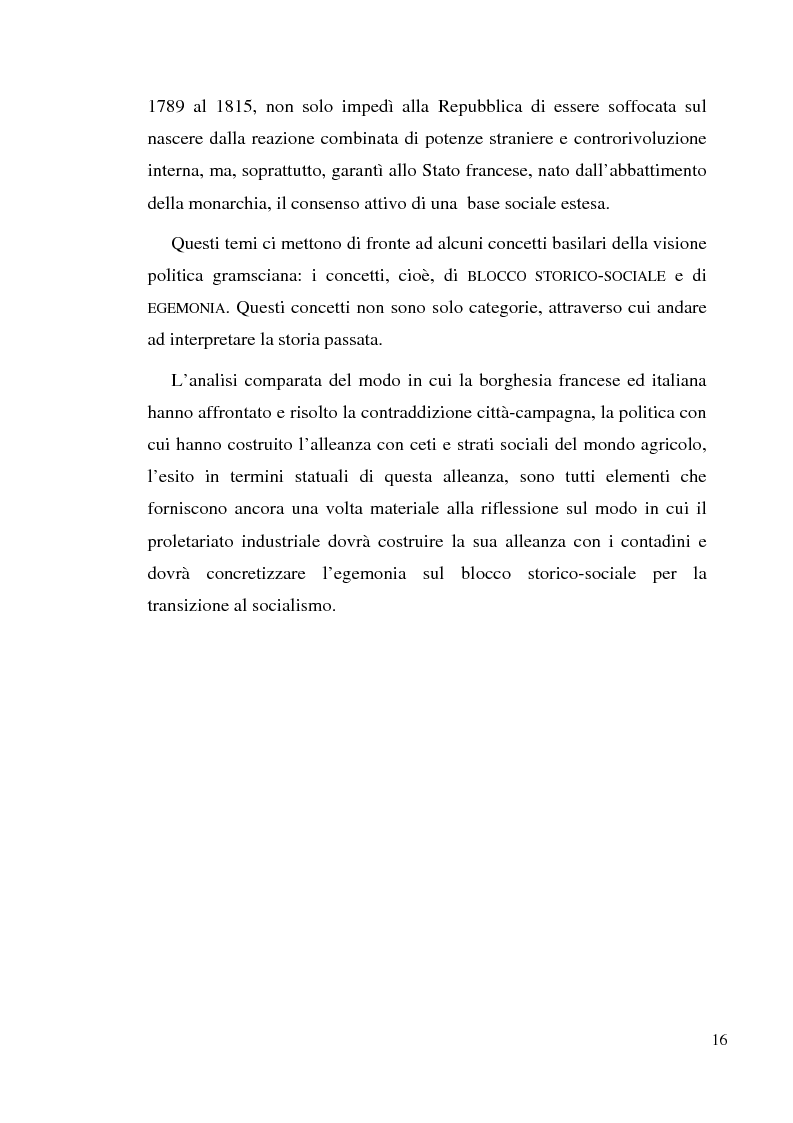 Anteprima della tesi: Rivoluzione passiva, blocco storico, egemonia, tre concetti gramsciani nei Quaderni del Carcere, Pagina 14