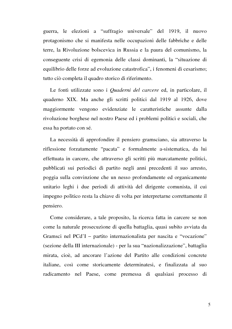 Anteprima della tesi: Rivoluzione passiva, blocco storico, egemonia, tre concetti gramsciani nei Quaderni del Carcere, Pagina 3