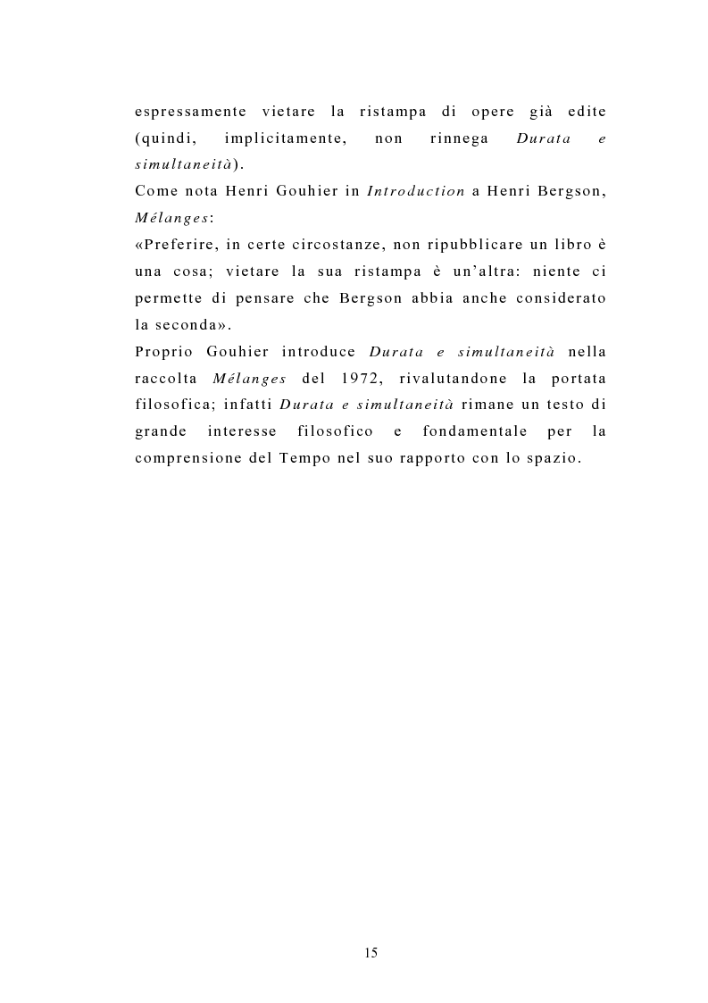 Anteprima della tesi: Bergson e Einstein: un confronto mancato, Pagina 10