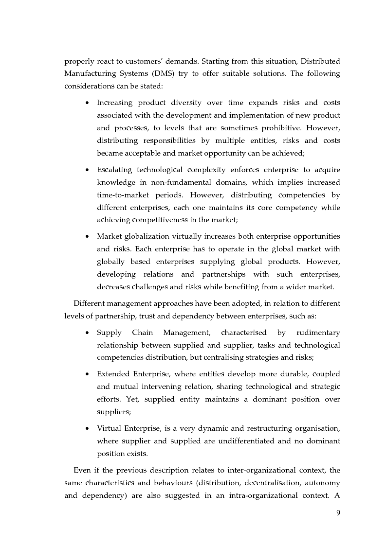 Anteprima della tesi: Discrete-Event Simulation in Distributed Manufacturing: Development of a HLA Adapter for Software Integration, Pagina 9