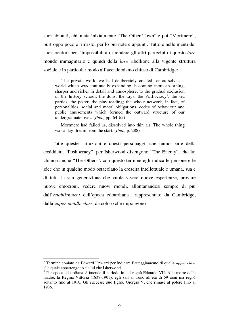 Anteprima della tesi: ''Elegies for a dying city'': l'immagine della città di Berlino nelle Berlin Stories di Christopher Isherwood, Pagina 9