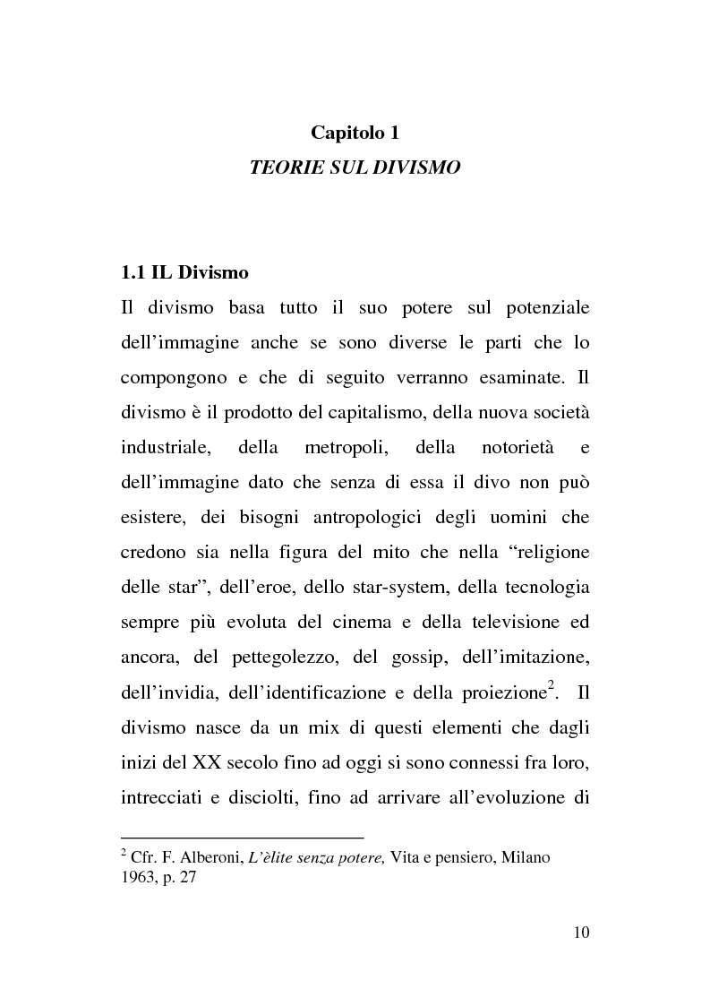 Anteprima della tesi: Dallo Schermo al ''Flusso''. Il Divismo tra cinema e televisione, Pagina 6