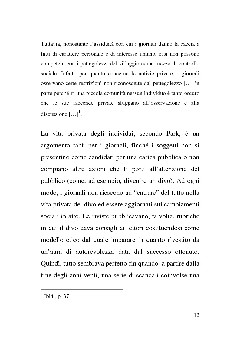 Anteprima della tesi: Dallo Schermo al ''Flusso''. Il Divismo tra cinema e televisione, Pagina 8