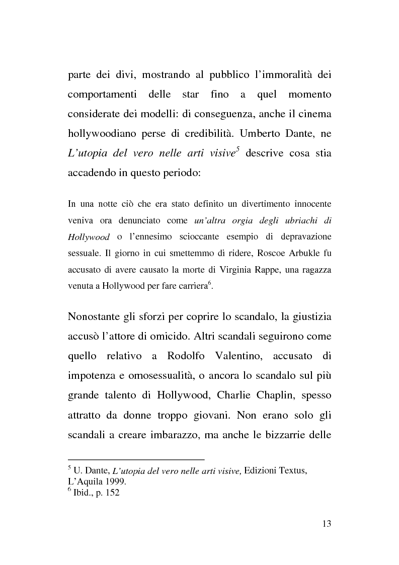 Anteprima della tesi: Dallo Schermo al ''Flusso''. Il Divismo tra cinema e televisione, Pagina 9