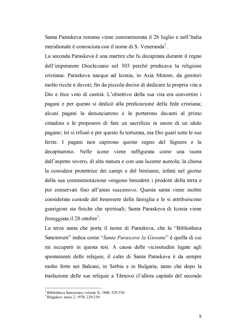 Anteprima della tesi: Santa Parasceve la Giovane nella tradizione slavo-ecclesiastica di Moldavia, Pagina 2