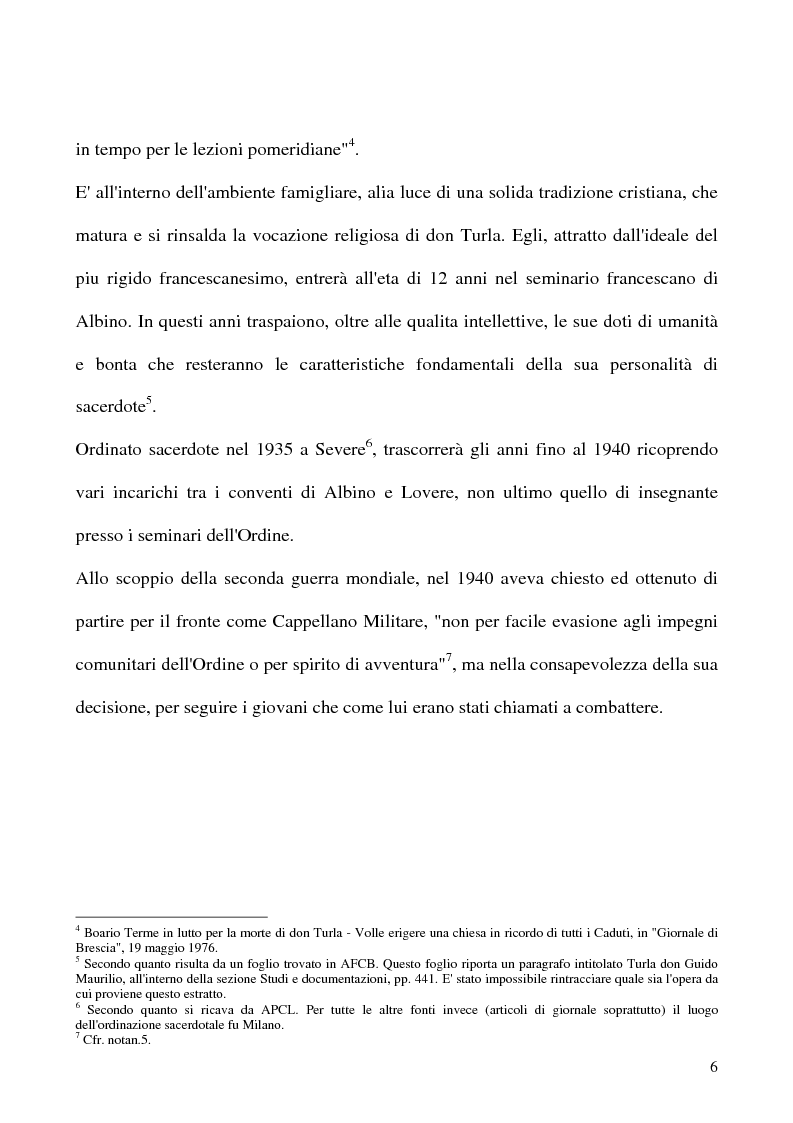 Anteprima della tesi: Don Guido Maurilio Turla: appunti per una biografia., Pagina 6