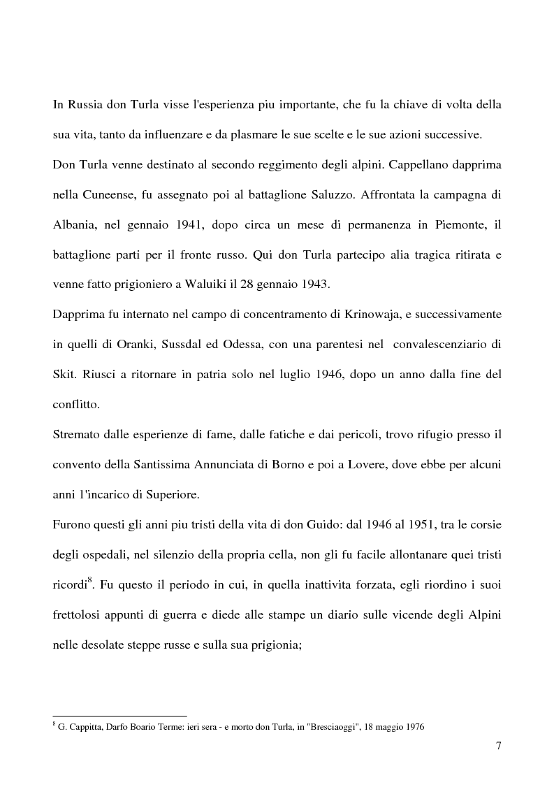Anteprima della tesi: Don Guido Maurilio Turla: appunti per una biografia., Pagina 7