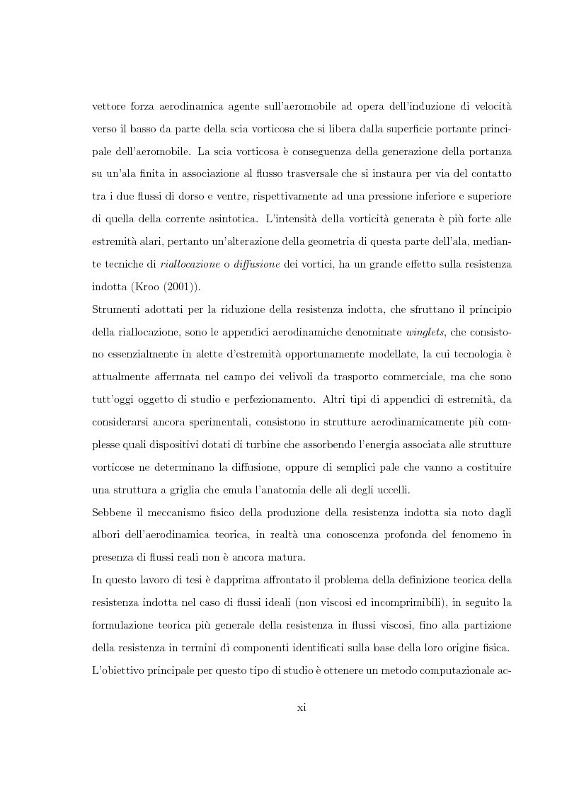 Anteprima della tesi: Calcolo della resistenza indotta con un integrale di scia, Pagina 2