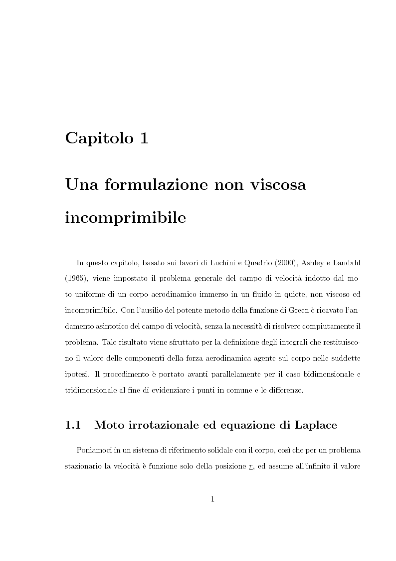 Anteprima della tesi: Calcolo della resistenza indotta con un integrale di scia, Pagina 5