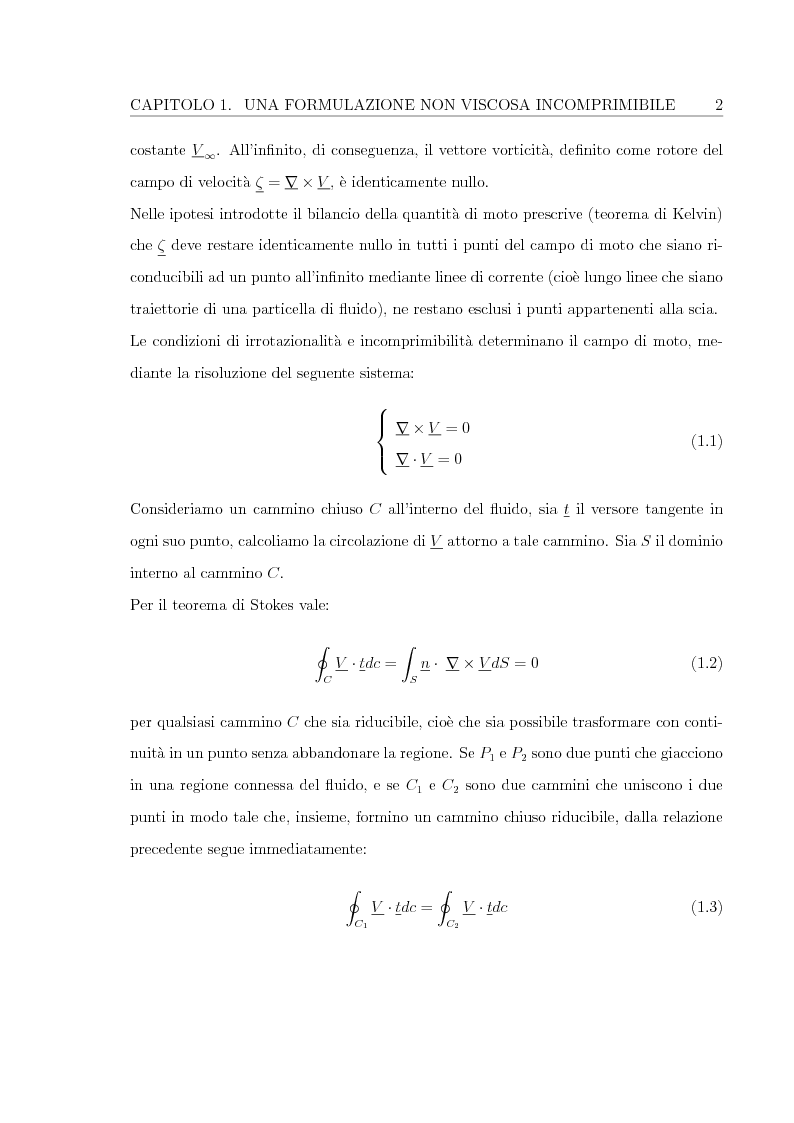Anteprima della tesi: Calcolo della resistenza indotta con un integrale di scia, Pagina 6