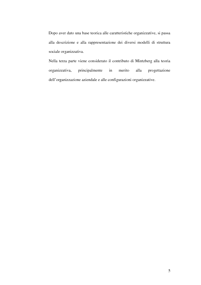 Anteprima della tesi: La struttura sociale organizzativa, Pagina 3
