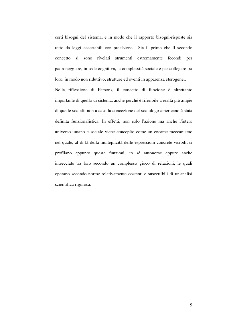 Anteprima della tesi: La struttura sociale organizzativa, Pagina 7