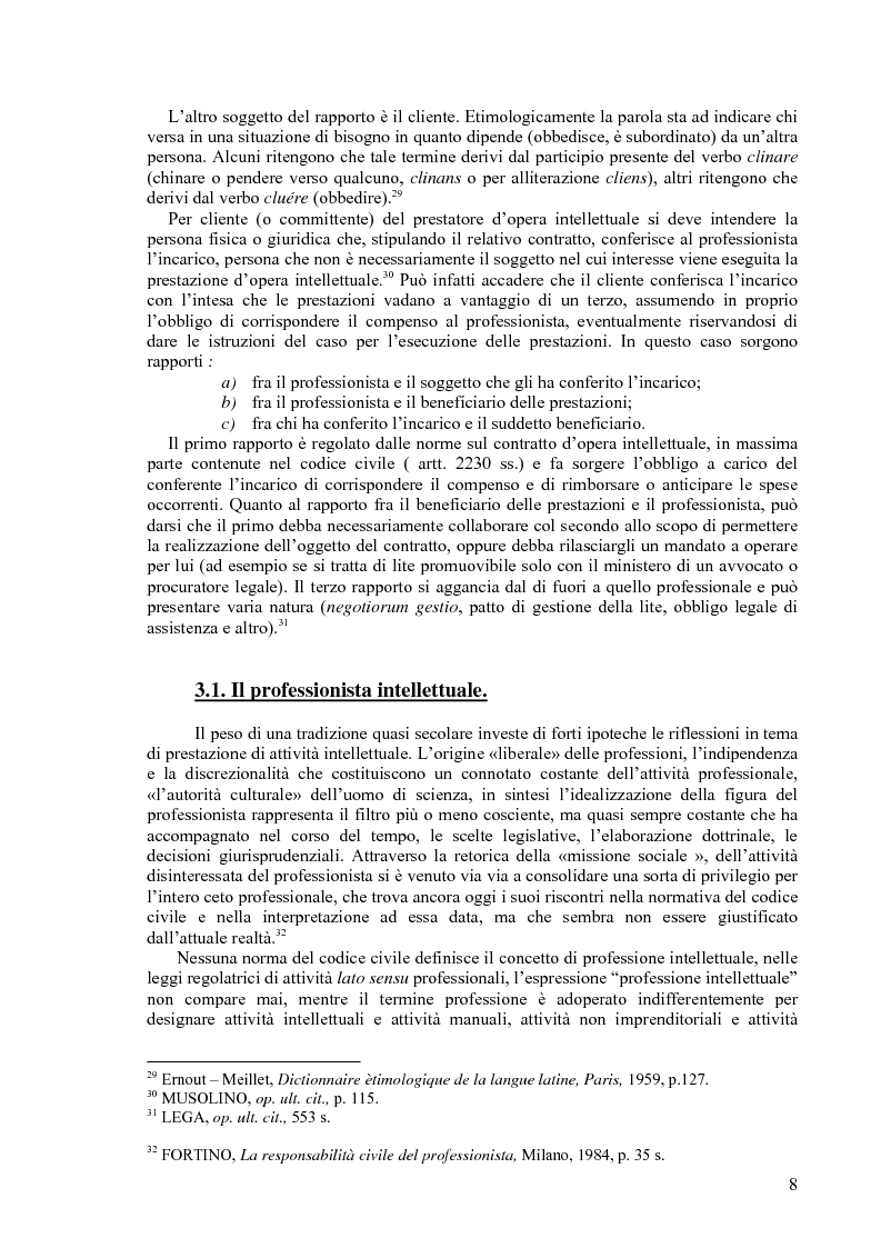 Anteprima della tesi: La responsabilità del notaio e dell'avvocato, Pagina 7