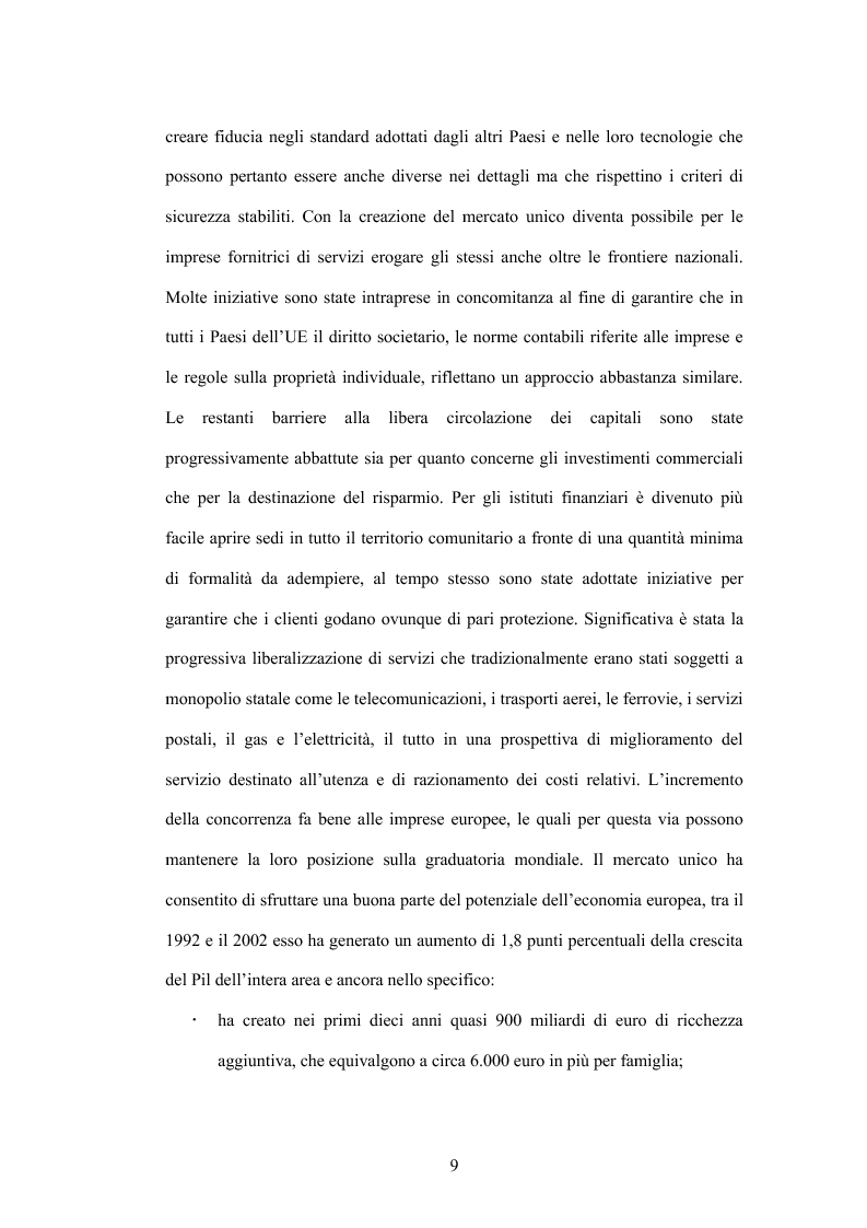 Anteprima della tesi: Prospettive economico-finanziarie 2007-2013, Pagina 5