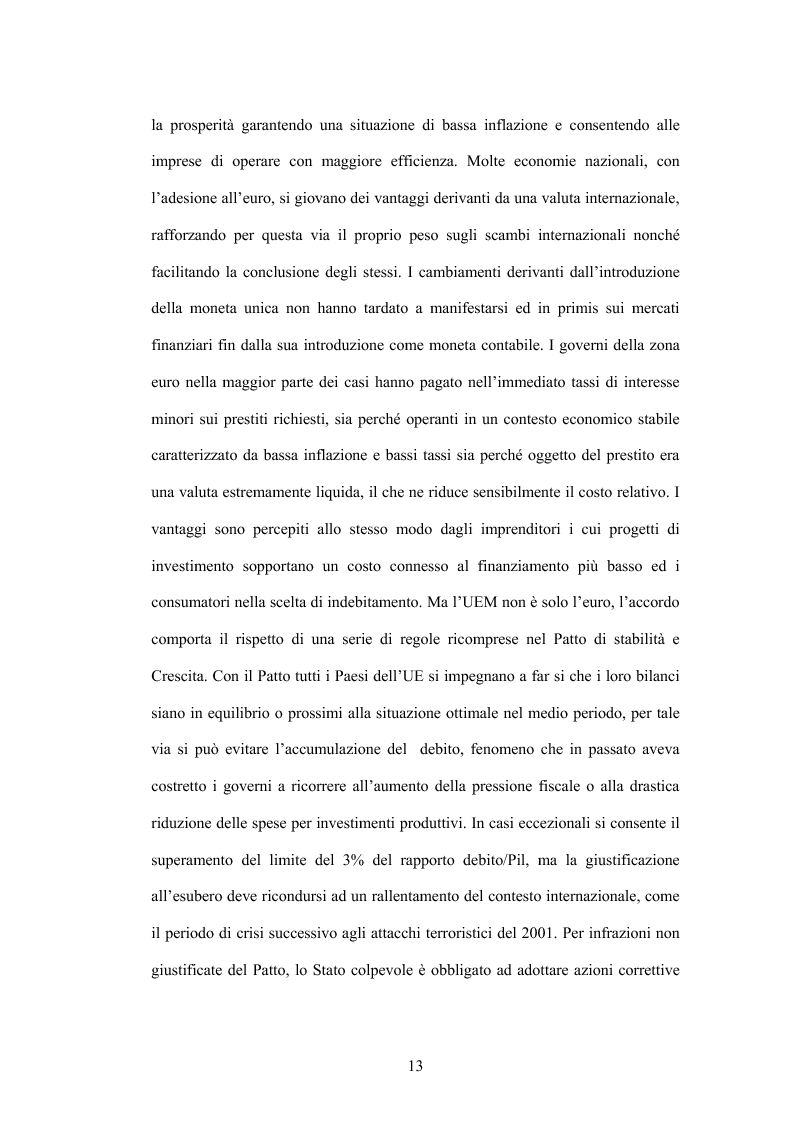 Anteprima della tesi: Prospettive economico-finanziarie 2007-2013, Pagina 9