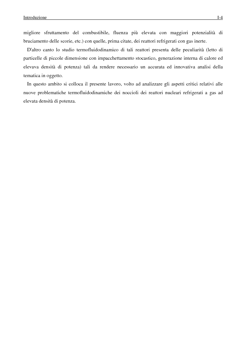 Anteprima della tesi: Analisi termofluidodinamica dei reattori nucleari innovativi refrigerati a gas, Pagina 11
