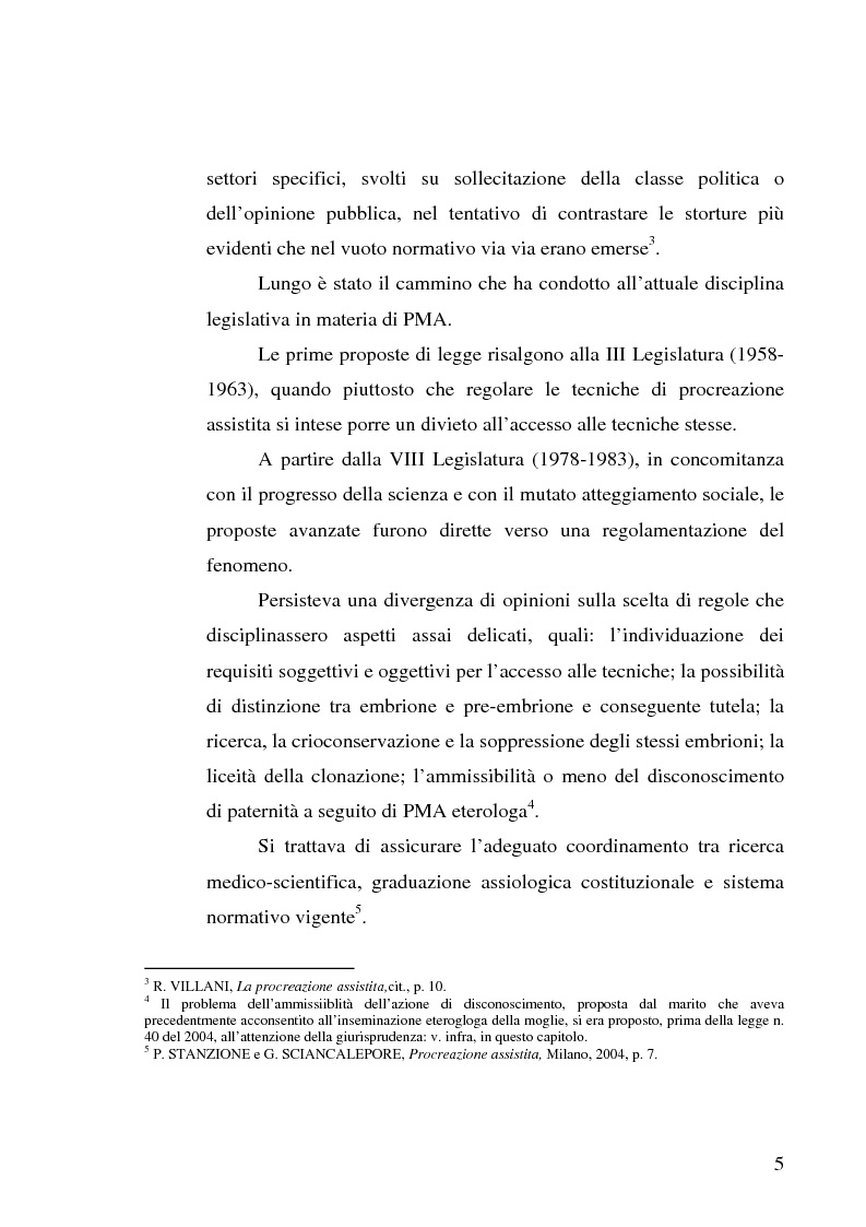 Anteprima della tesi: Procreazione assistita e tutela del concepito, Pagina 2