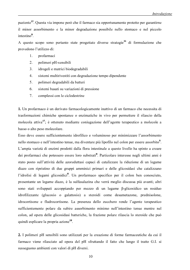 Anteprima della tesi: Profarmaci polimerici per rilascio sito specifico, Pagina 5
