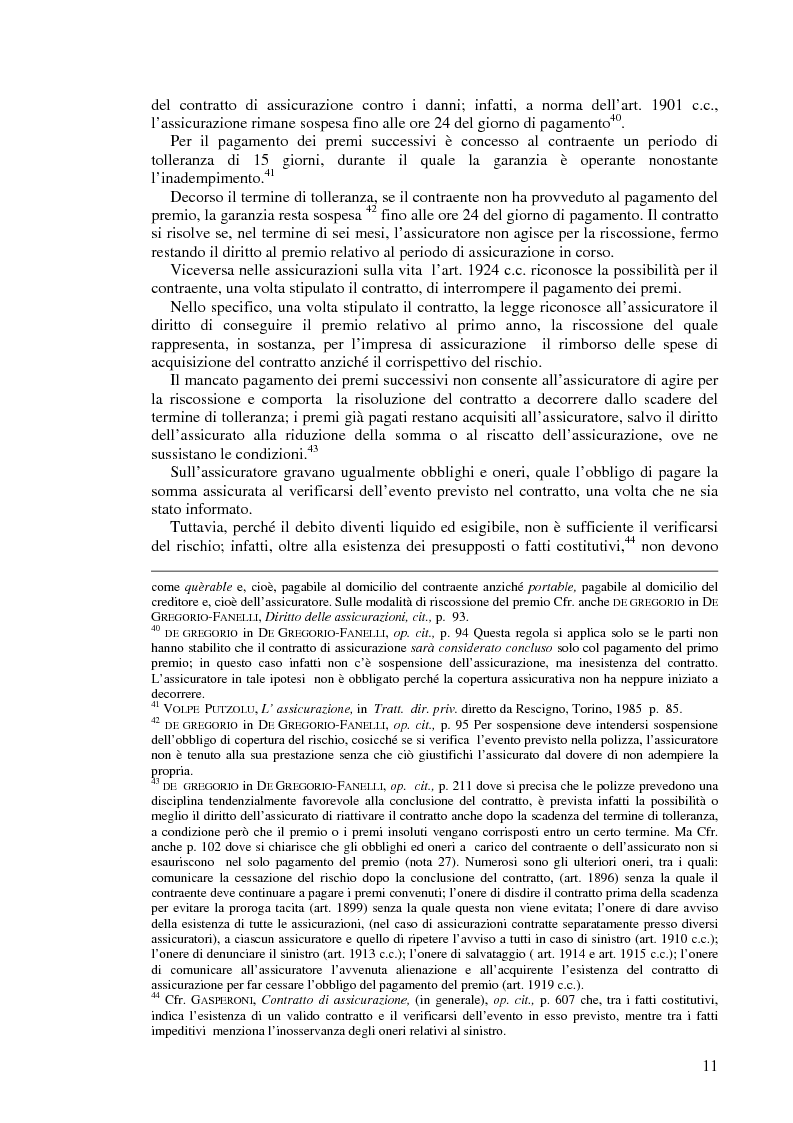 Anteprima della tesi: Le dichiarazioni inesatte e reticenti rese all'assicuratore, Pagina 8