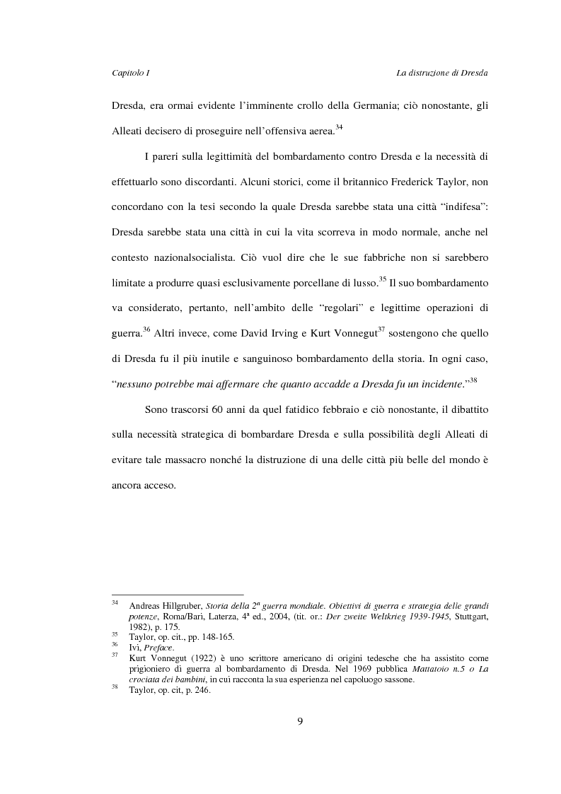 Anteprima della tesi: Dresda: distruzione e ricostruzione, Pagina 8