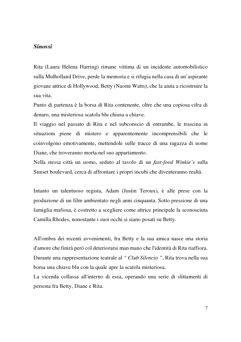 Anteprima della tesi: Mulholland Drive di David Lynch, Strada di un'epistemologia, Pagina 7