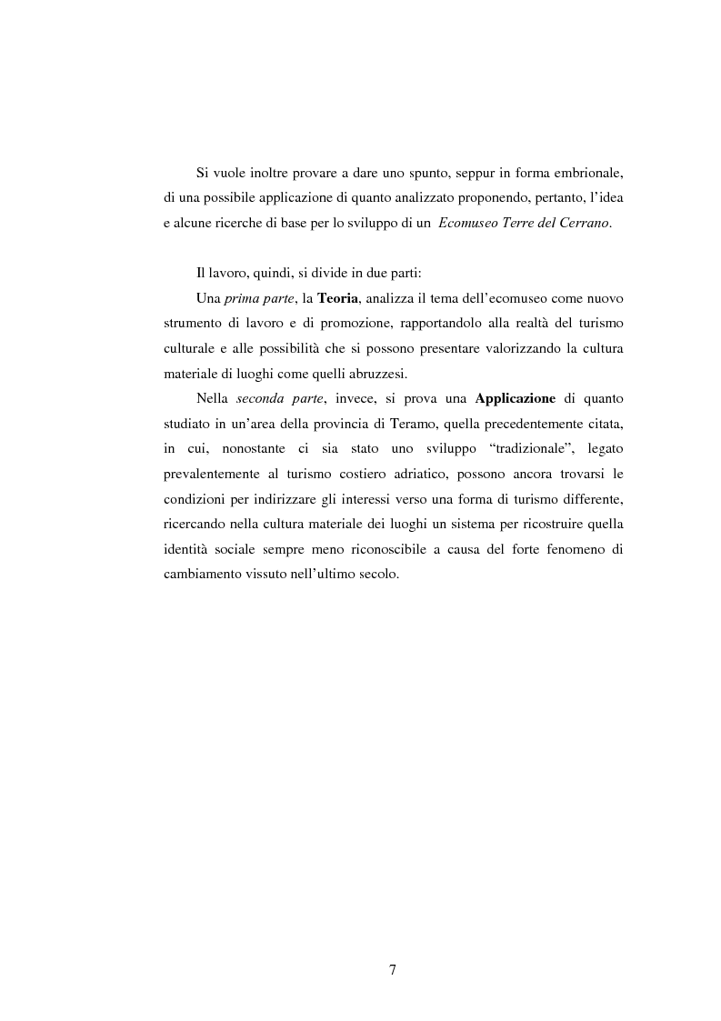 Anteprima della tesi: Dalla cultura materiale all'ecomuseo, Pagina 4