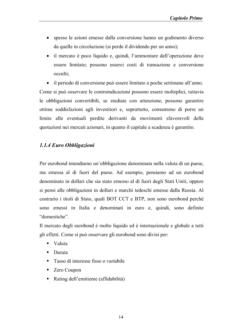 Anteprima della tesi: Investire in hedge funds attraverso gestioni patrimoniali garantite: struttura dinamica e tutela del capitale investito, Pagina 10