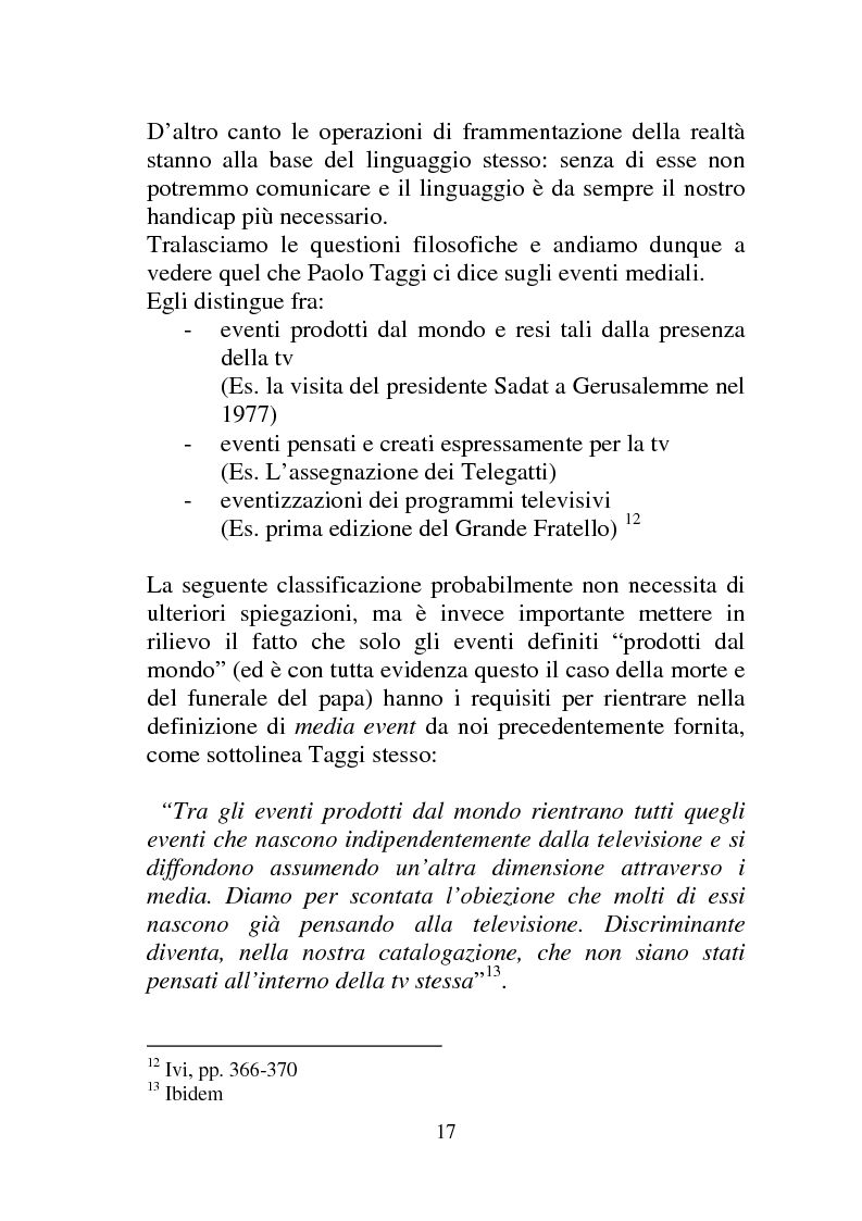 Anteprima della tesi: Morto un Papa se ne fa un altro... show, Pagina 11