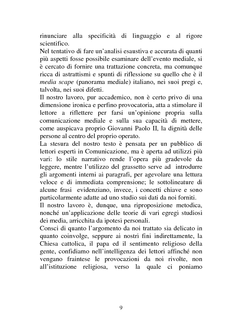 Anteprima della tesi: Morto un Papa se ne fa un altro... show, Pagina 3
