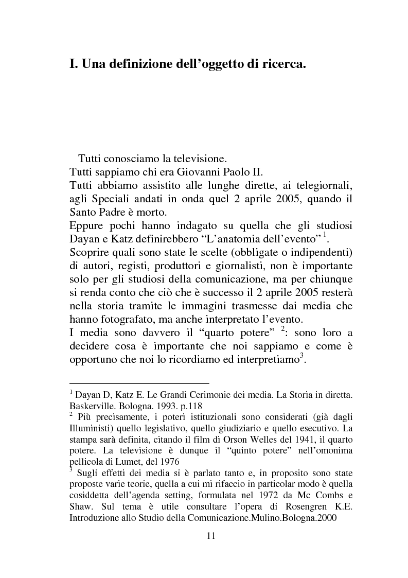 Anteprima della tesi: Morto un Papa se ne fa un altro... show, Pagina 5