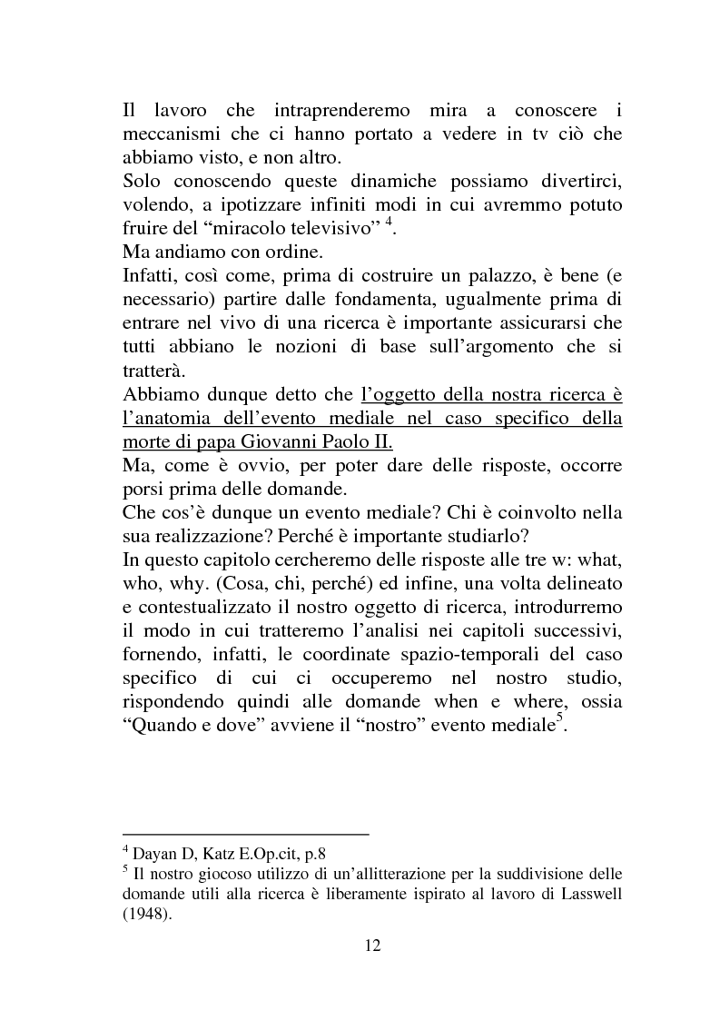 Anteprima della tesi: Morto un Papa se ne fa un altro... show, Pagina 6