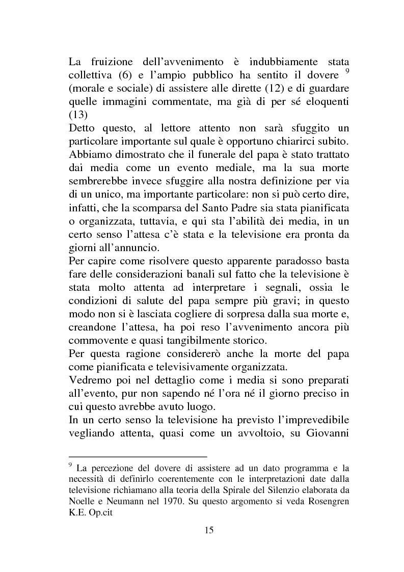Anteprima della tesi: Morto un Papa se ne fa un altro... show, Pagina 9