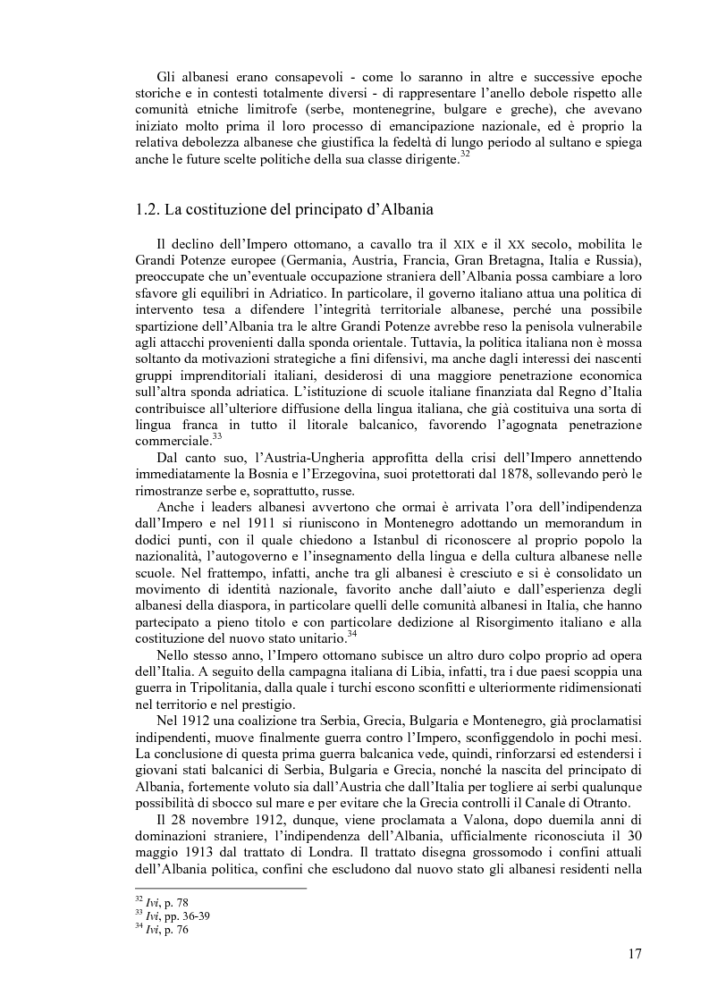 Anteprima della tesi: Da nido delle aquile a porta dei Balcani. Prospettive di sviluppo dell'Albania sulla strada dell'integrazione europea, Pagina 9