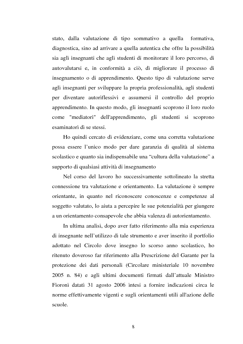 Anteprima della tesi: Le unità di apprendimento e il portfolio nell'ottica dei modelli di programmazione, Pagina 5
