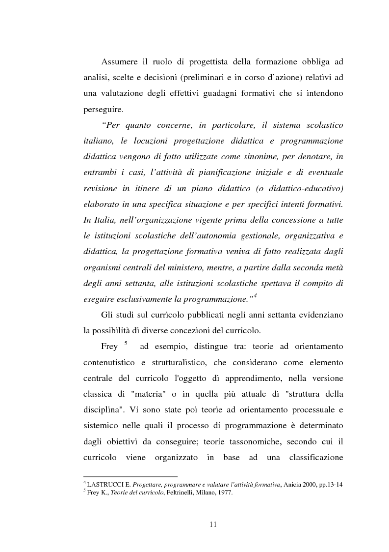 Anteprima della tesi: Le unità di apprendimento e il portfolio nell'ottica dei modelli di programmazione, Pagina 8