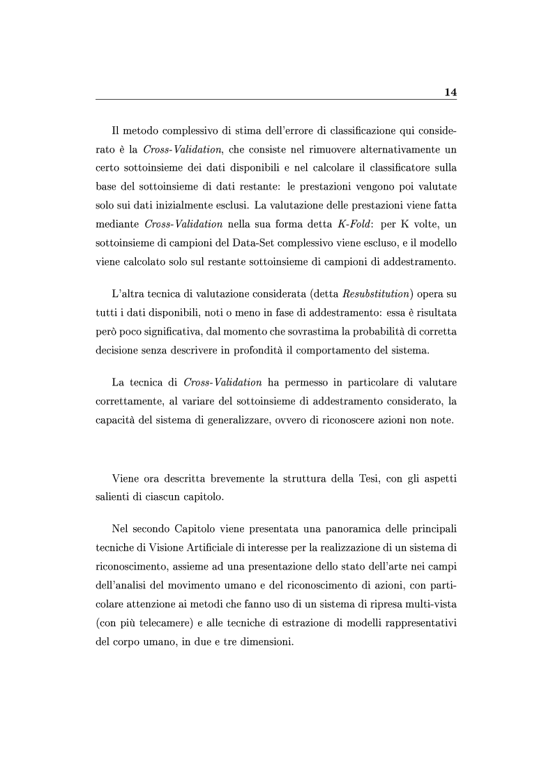 Anteprima della tesi: Ricostruzione tridimensionale di azioni e Riconoscimento mediante Modelli di Markov Nascosti, Pagina 10