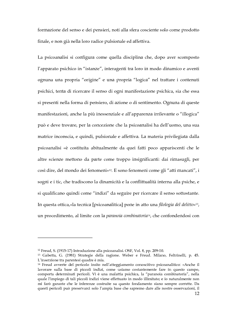 Anteprima della tesi: La verità psicoanalitica, Pagina 11