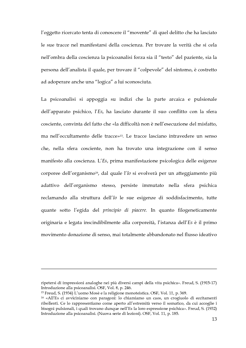 Anteprima della tesi: La verità psicoanalitica, Pagina 12