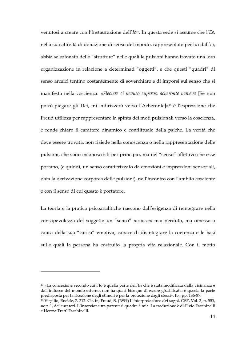 Anteprima della tesi: La verità psicoanalitica, Pagina 13