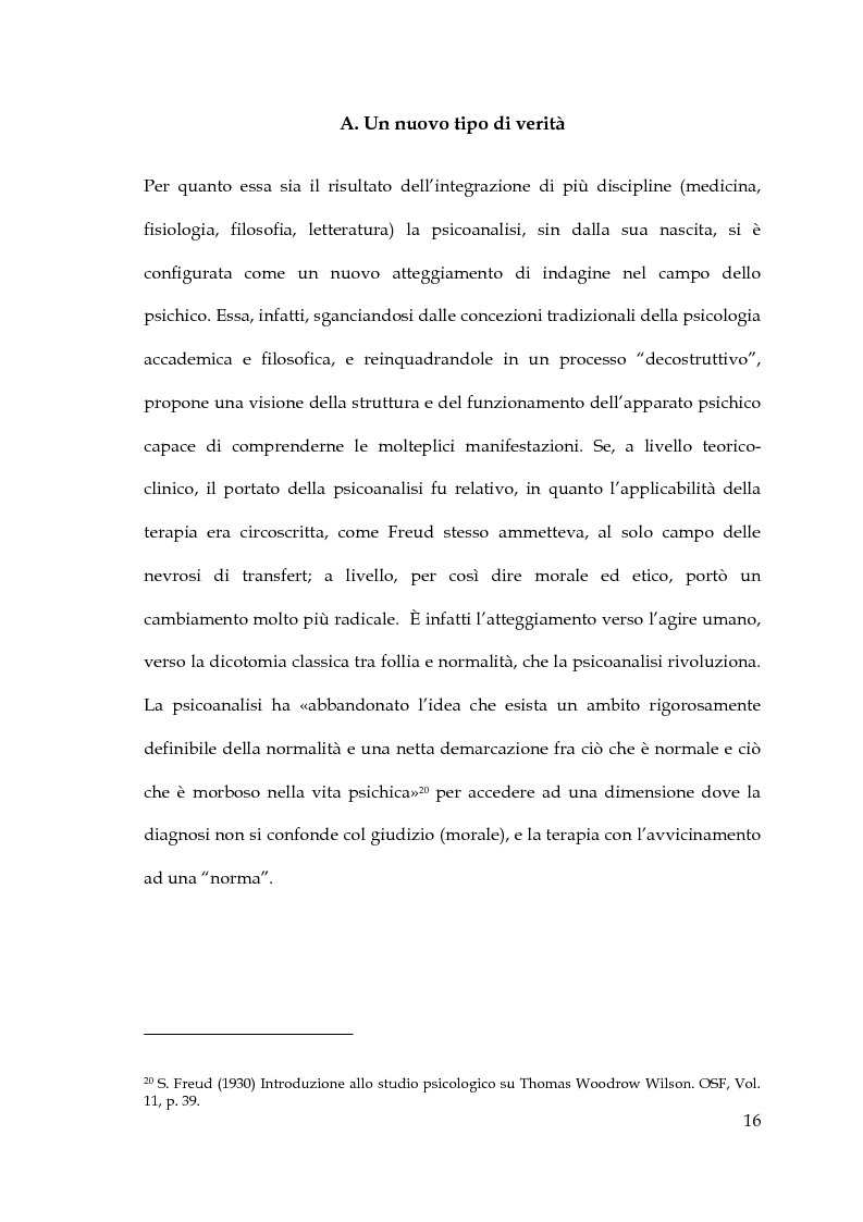 Anteprima della tesi: La verità psicoanalitica, Pagina 15