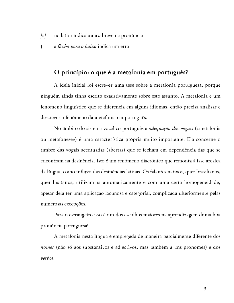 Anteprima della tesi: Aspectos do Vocalismo no Português Europeu, Pagina 3