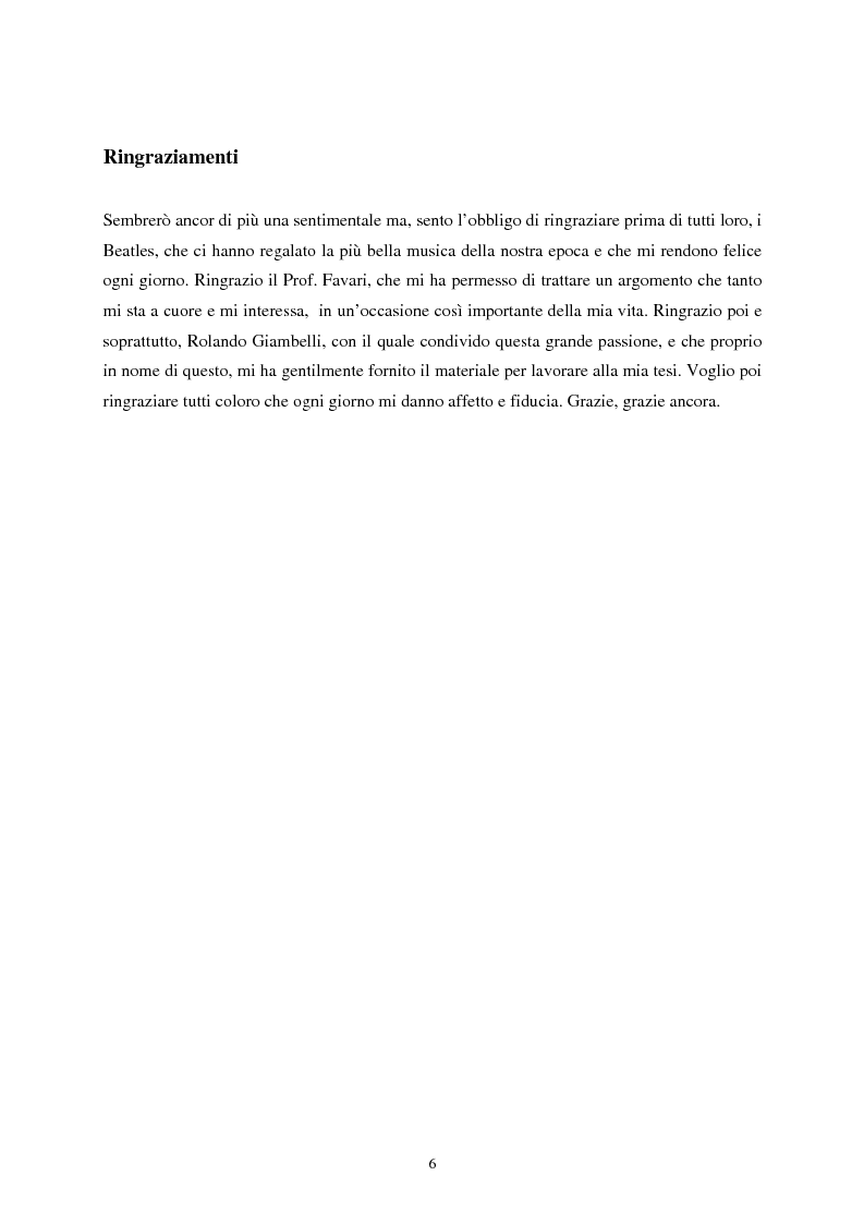 Anteprima della tesi: HELP! Fenomenologia beatlesiana in Italia, Pagina 4