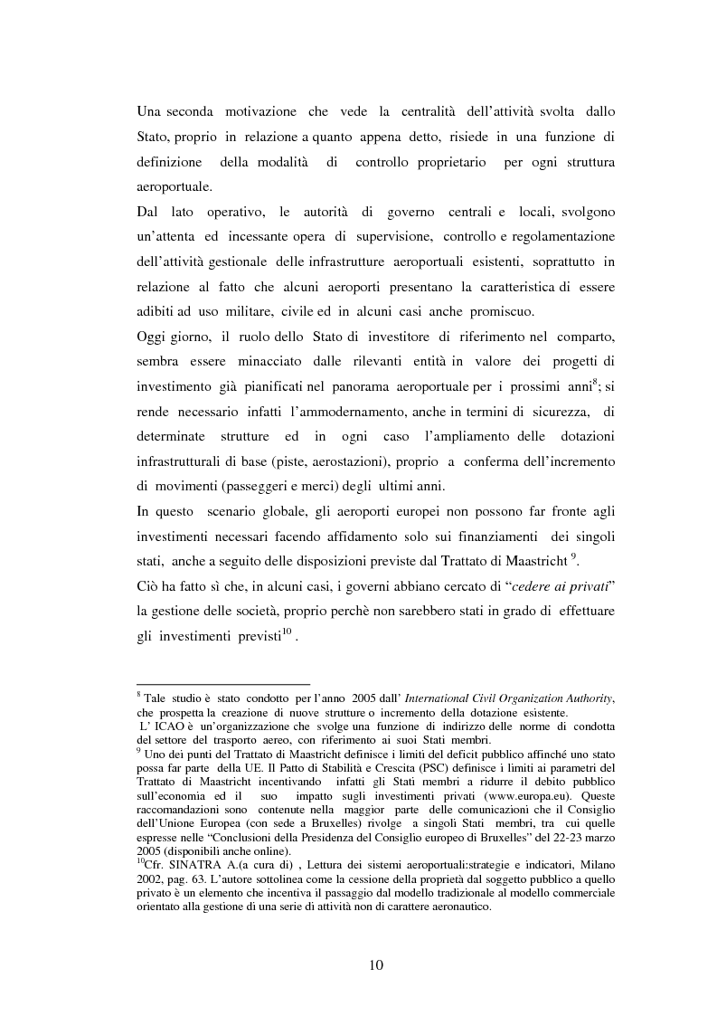 Anteprima della tesi: Gli spazi commerciali in aeroporto e l'affidamento a terzi in subconcessione, Pagina 10