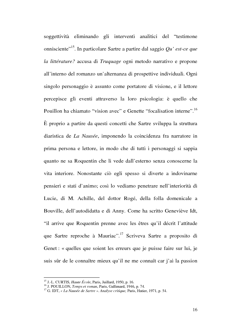 Anteprima della tesi: Teoria e pratica del confronto letterario nell'opera di Jean-Paul Sartre, Pagina 13